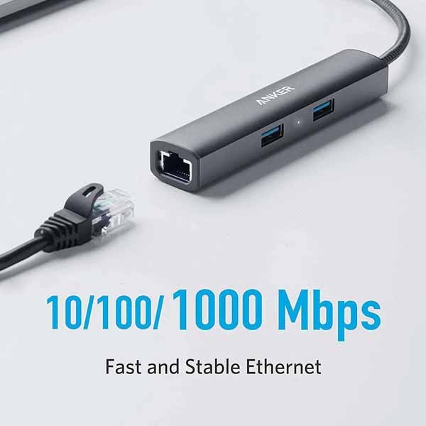 Buy PowerExpand+ 5-in-1 USB-C Ethernet Hub USB C Hub Adapter