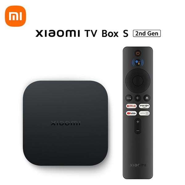 Mi Box S Xiaomi Original - 4K Ultra HD Android TV with Google Voice  Assistant & Direct Netflix Remote Streaming Media Player US Plug